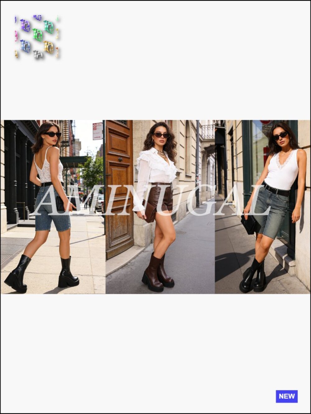Wedge Ankle Boots Platform Zipper Punk Motorcycle Chunky Block Heel Round Toe - Picture 7 of 7